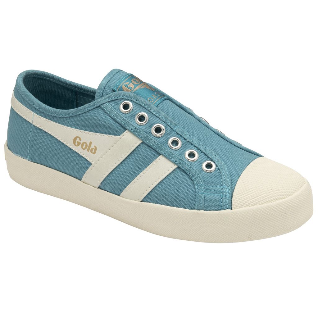 Gola Vegan Classics Coaster Slip Shoes Blancas Colombia | 073BYPIRD