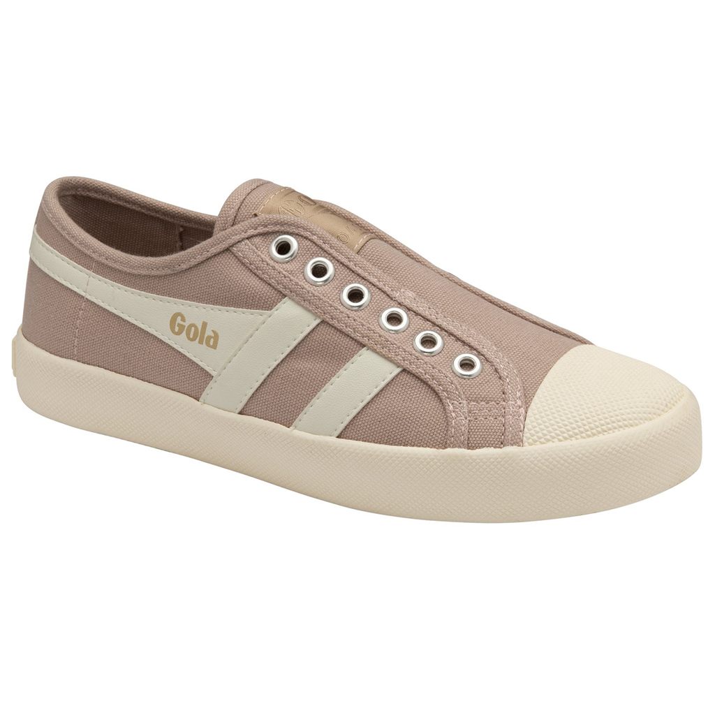 Gola Vegan Classics Coaster Slip Shoes Blancas Colombia | 296OKTRUL