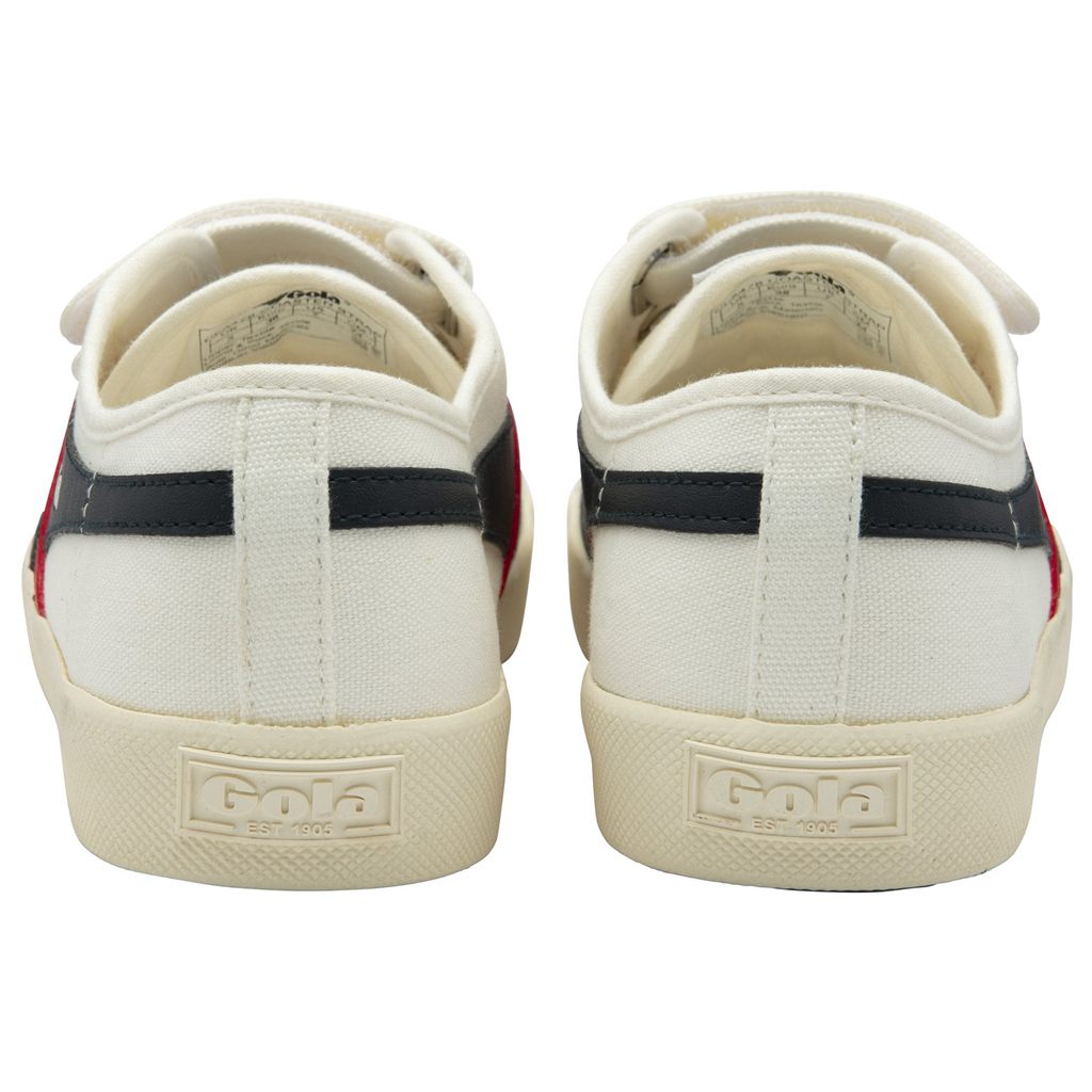 Gola Vegan Classics Coaster Strap Sneakers Blancas Azul Marino Rojas Colombia | 402NRPAXQ
