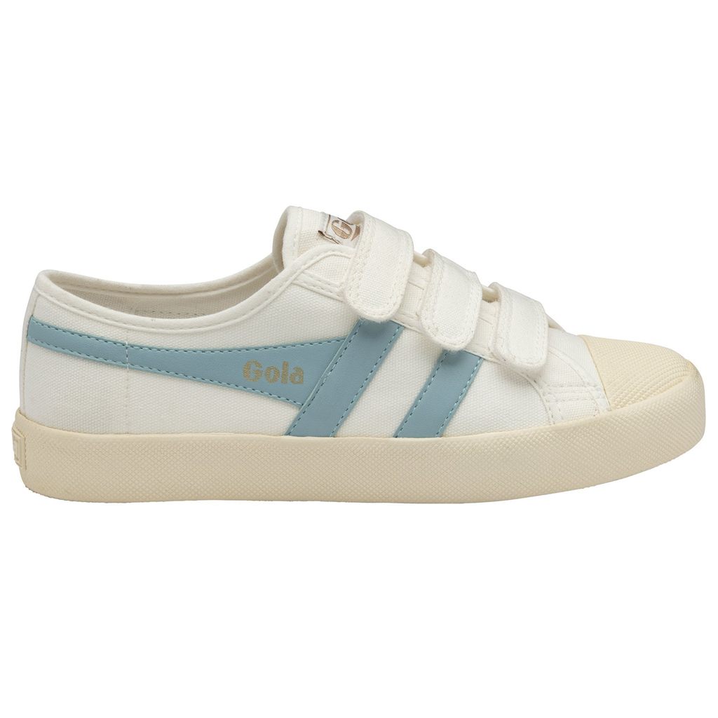 Gola Vegan Classics Coaster Strap Sneakers Blancas Azules Colombia | 076DNKELZ