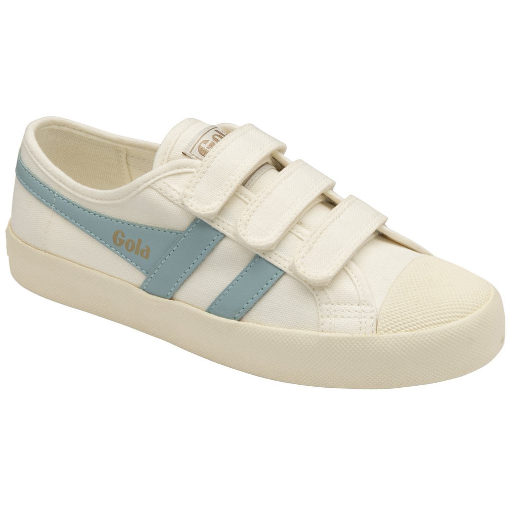 Gola Vegan Classics Coaster Strap Sneakers Blancas Azules Colombia | 076DNKELZ