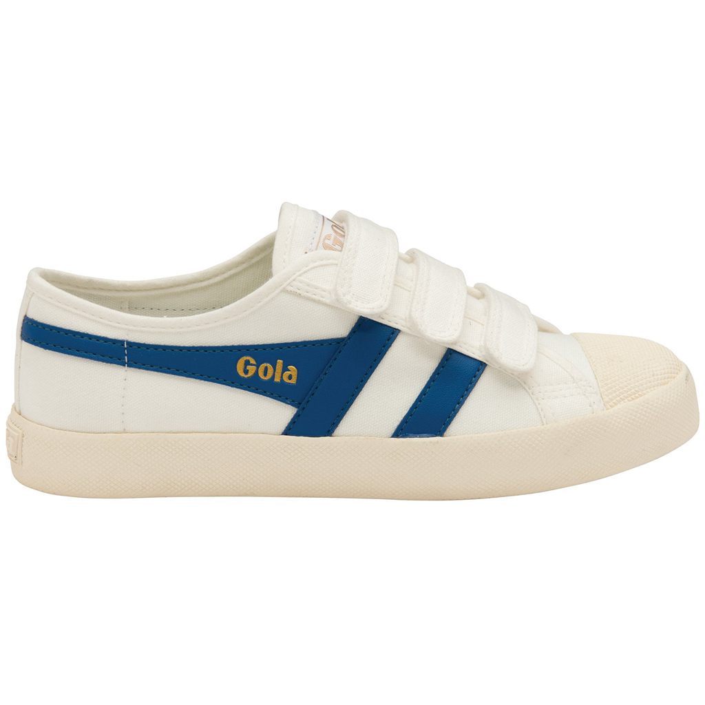 Gola Vegan Classics Coaster Strap Sneakers Blancas Azules Colombia | 391EZVHIK