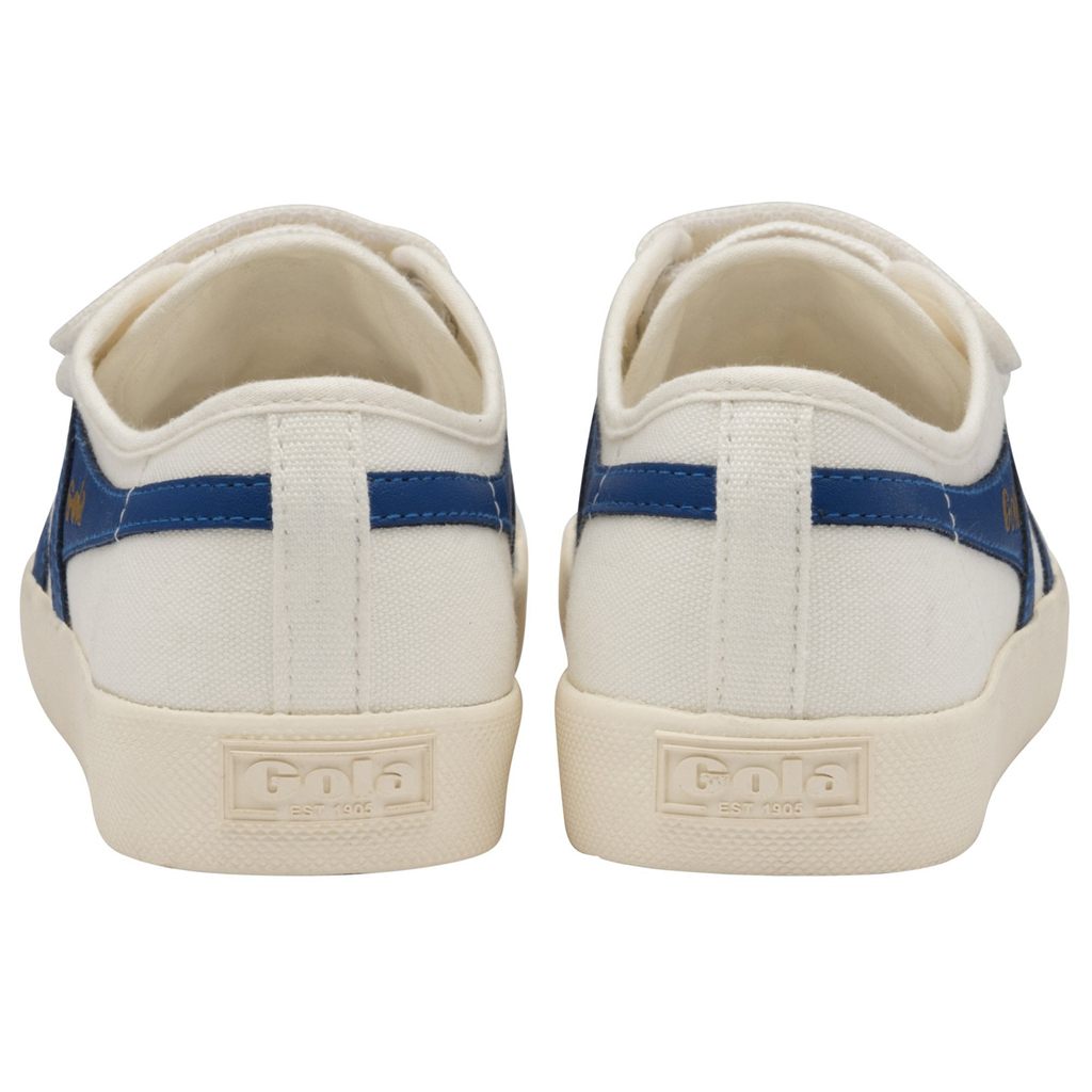 Gola Vegan Classics Coaster Strap Sneakers Blancas Azules Colombia | 391EZVHIK