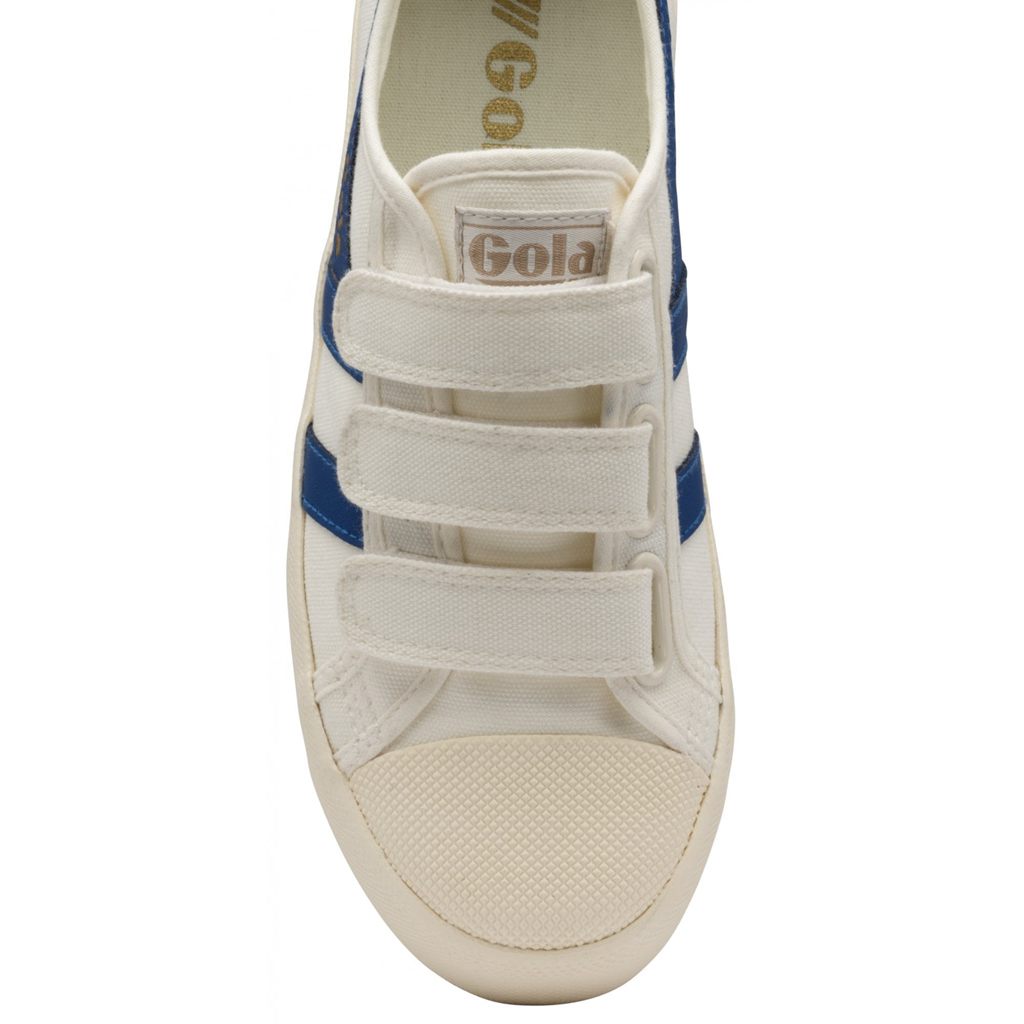 Gola Vegan Classics Coaster Strap Sneakers Blancas Azules Colombia | 391EZVHIK