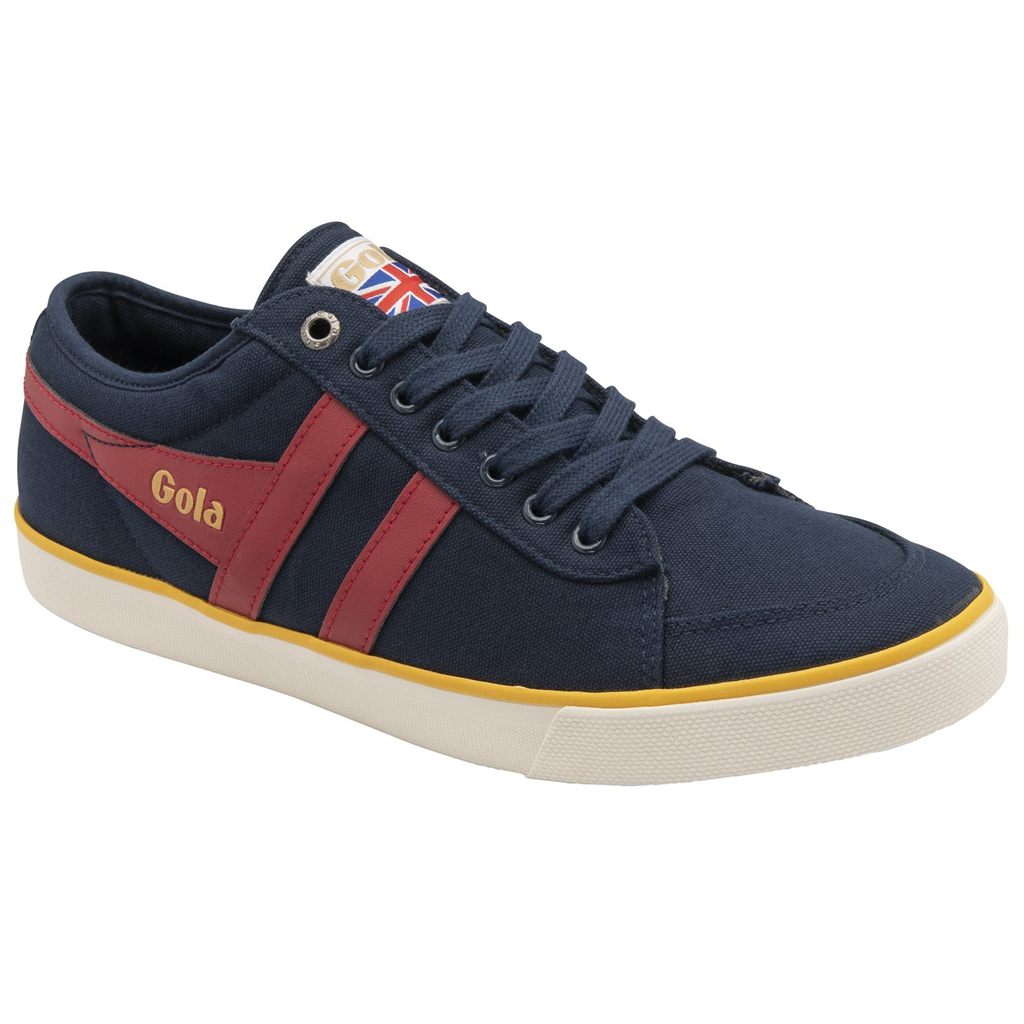 Gola Vegan Classics Comet Plimsoll Sneakers Azul Marino Rojas Oscuro Colombia | 826UZRLAT