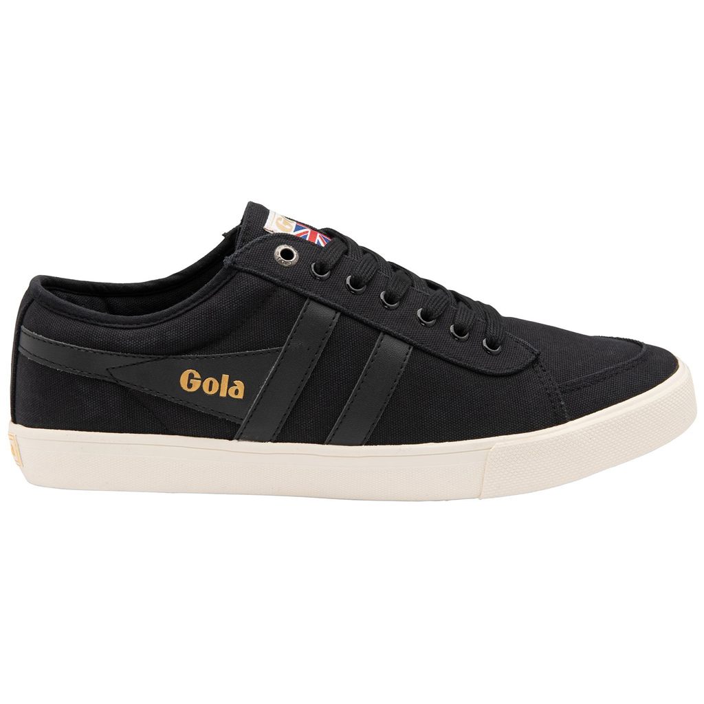 Gola Vegan Classics Comet Plimsoll Sneakers Negras Negras Blancas Colombia | 047ATWDZB