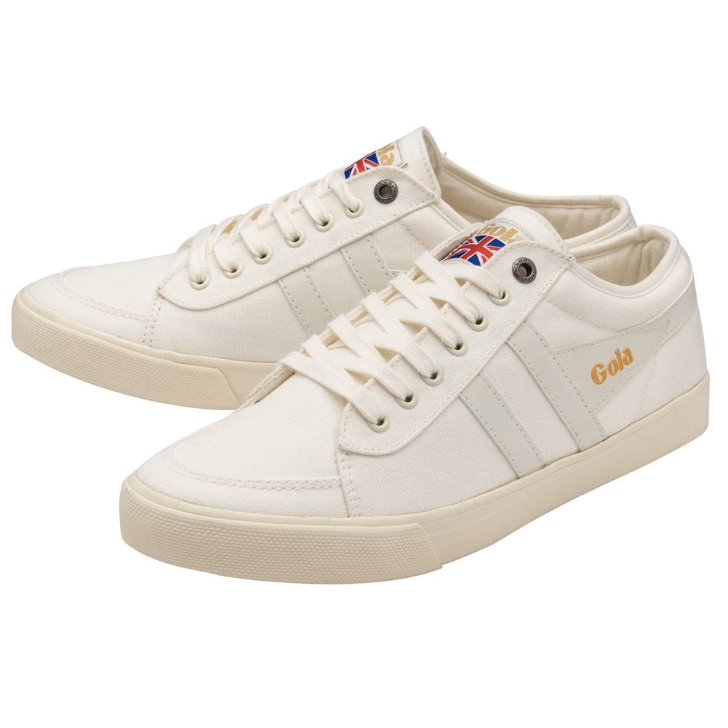 Gola Vegan Classics Comet Plimsoll Sneakers Blancas Blancas Colombia | 840OHQMWE