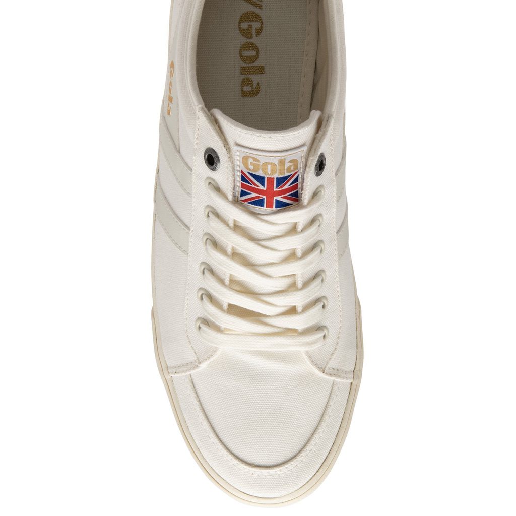 Gola Vegan Classics Comet Plimsoll Sneakers Blancas Blancas Colombia | 840OHQMWE