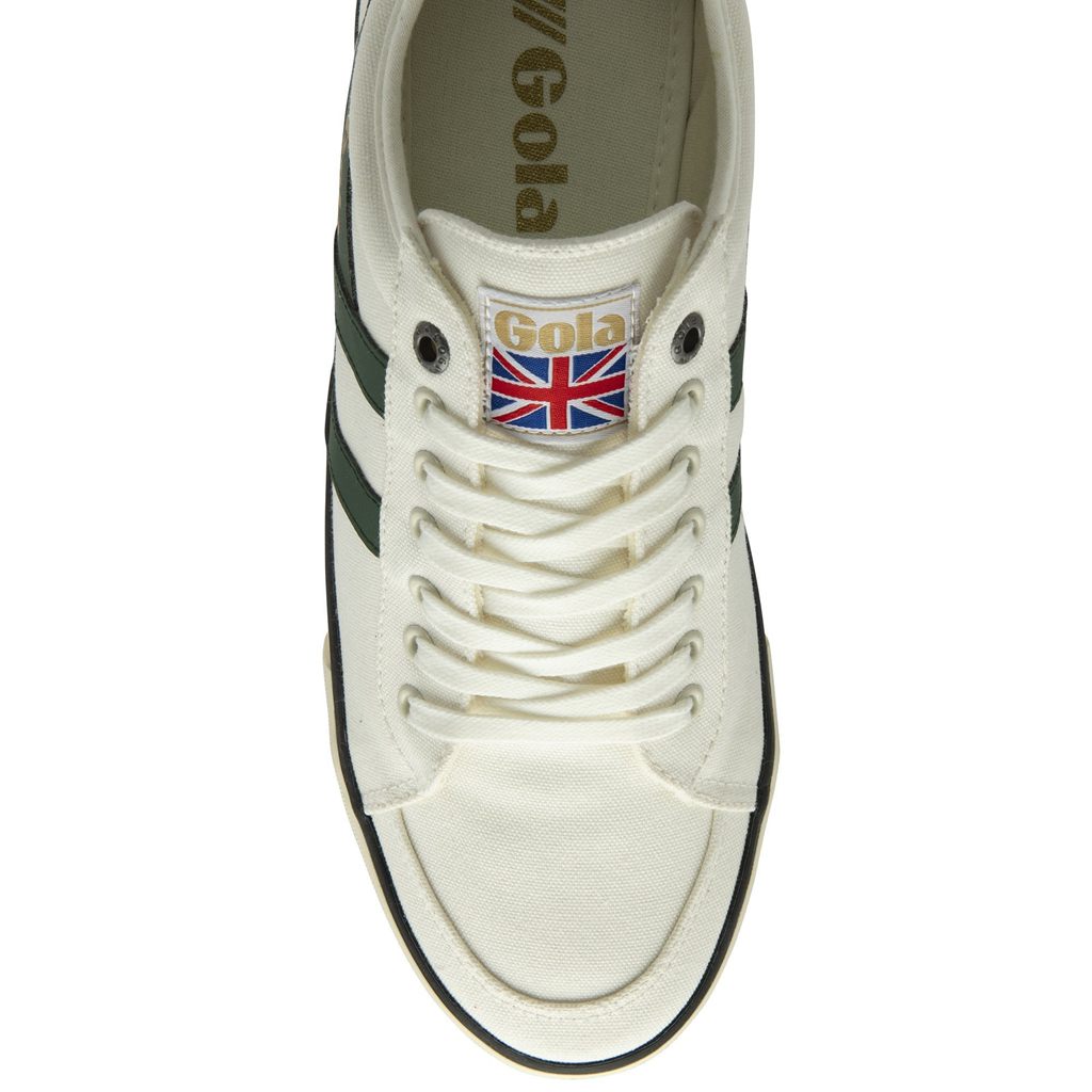 Gola Vegan Classics Comet Plimsoll Sneakers Blancas Negras Colombia | 210AVZUDR