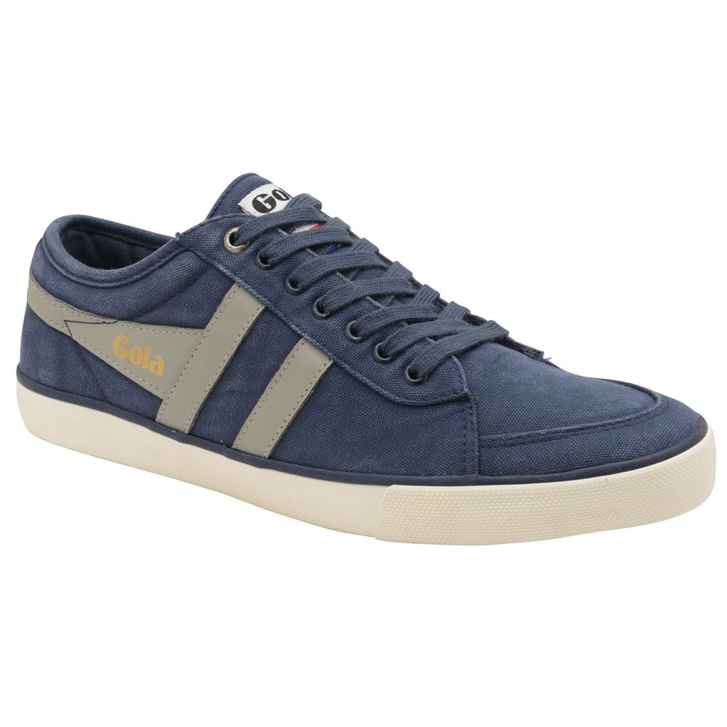 Gola Vegan Classics Comet Plimsoll Sneakers Azul Marino Gris Claro Colombia | 329HBICVQ