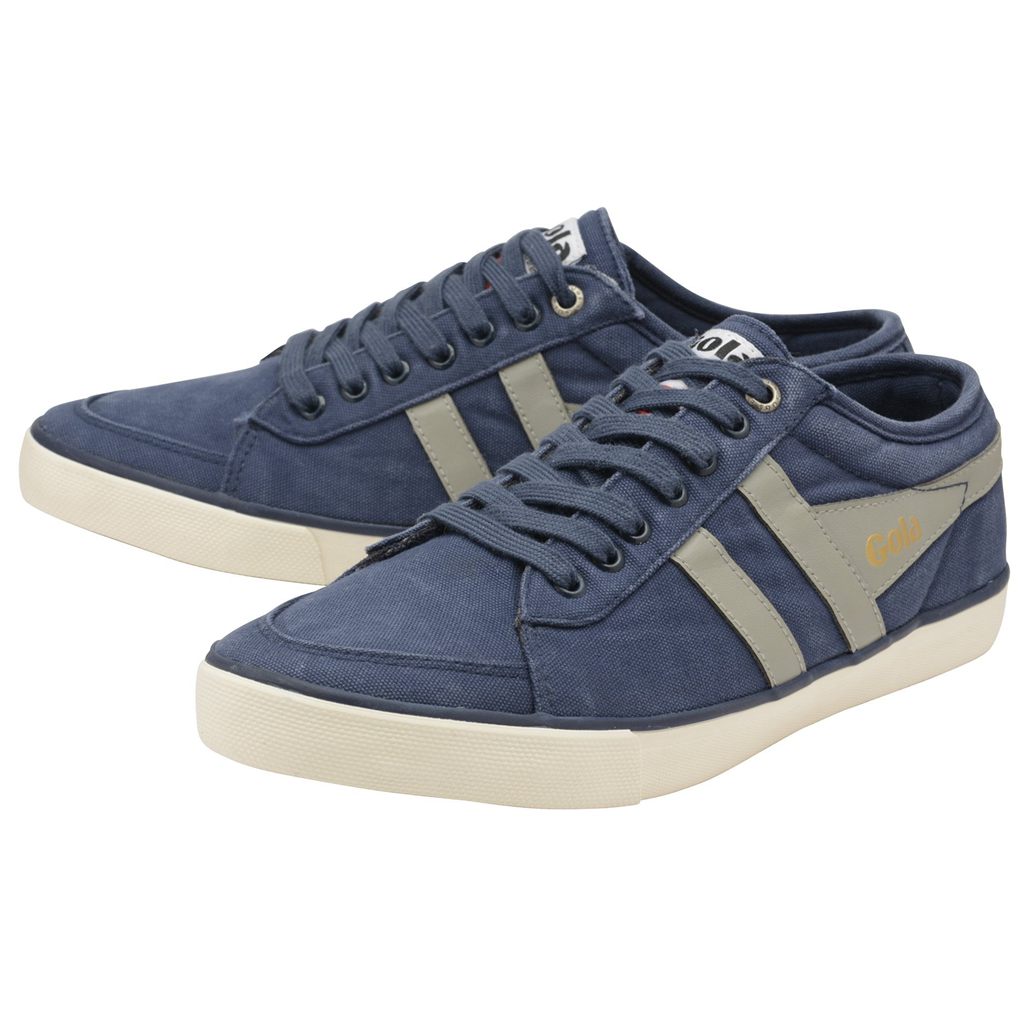 Gola Vegan Classics Comet Plimsoll Sneakers Azul Marino Gris Claro Colombia | 329HBICVQ