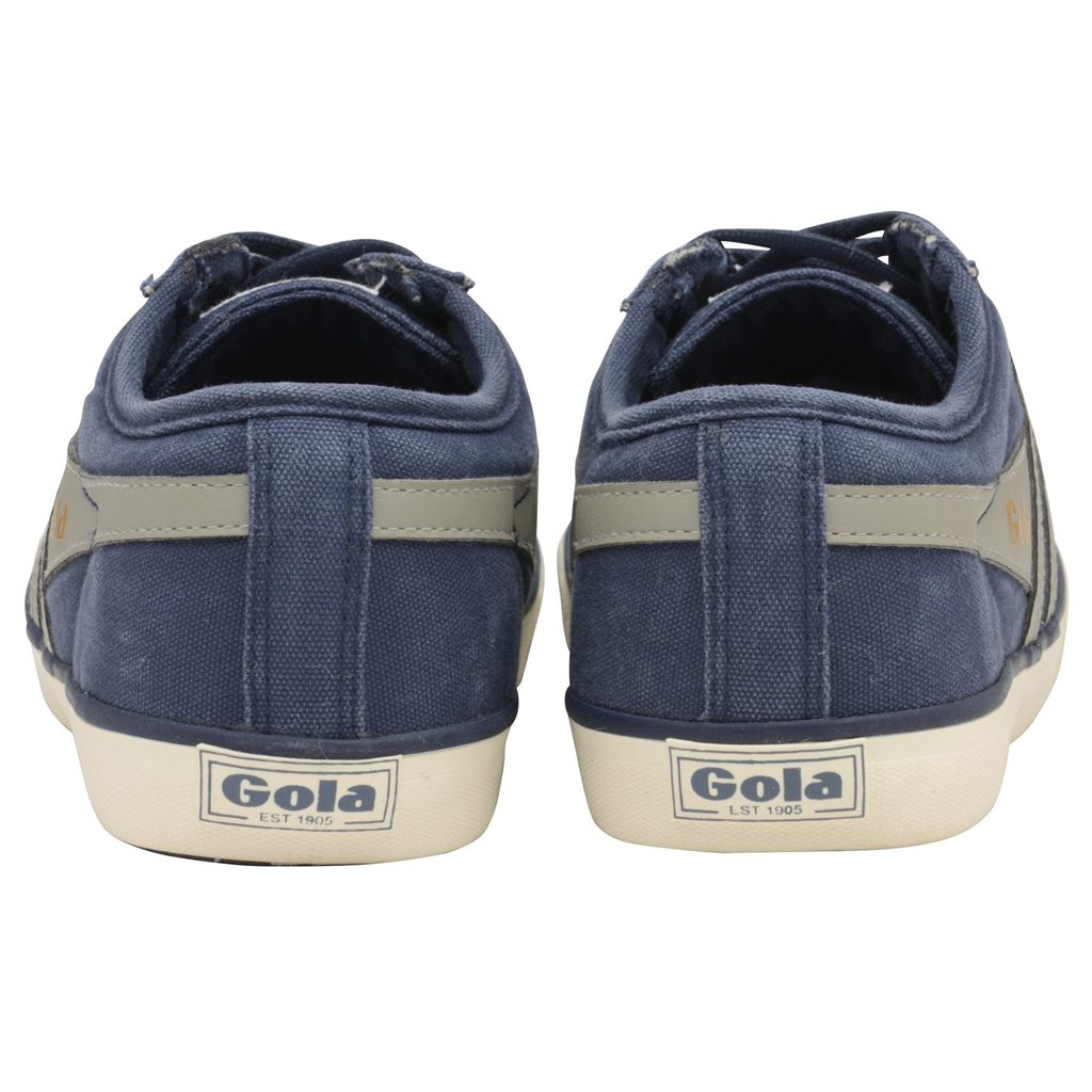 Gola Vegan Classics Comet Plimsoll Sneakers Azul Marino Gris Claro Colombia | 329HBICVQ