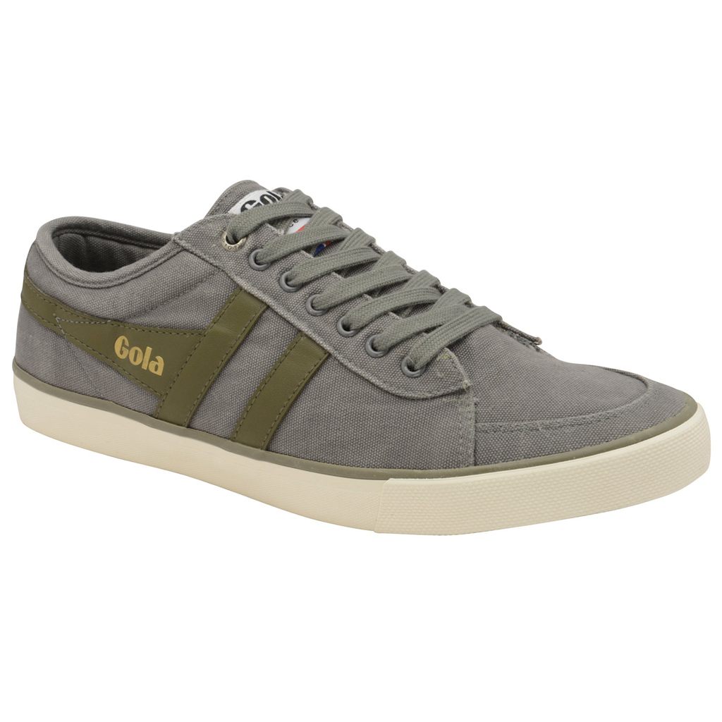Gola Vegan Classics Comet Plimsoll Sneakers Gris Kaki Colombia | 253DAMVBI