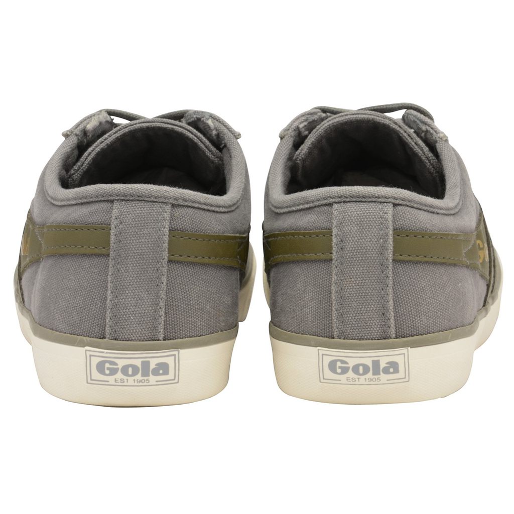 Gola Vegan Classics Comet Plimsoll Sneakers Gris Kaki Colombia | 253DAMVBI