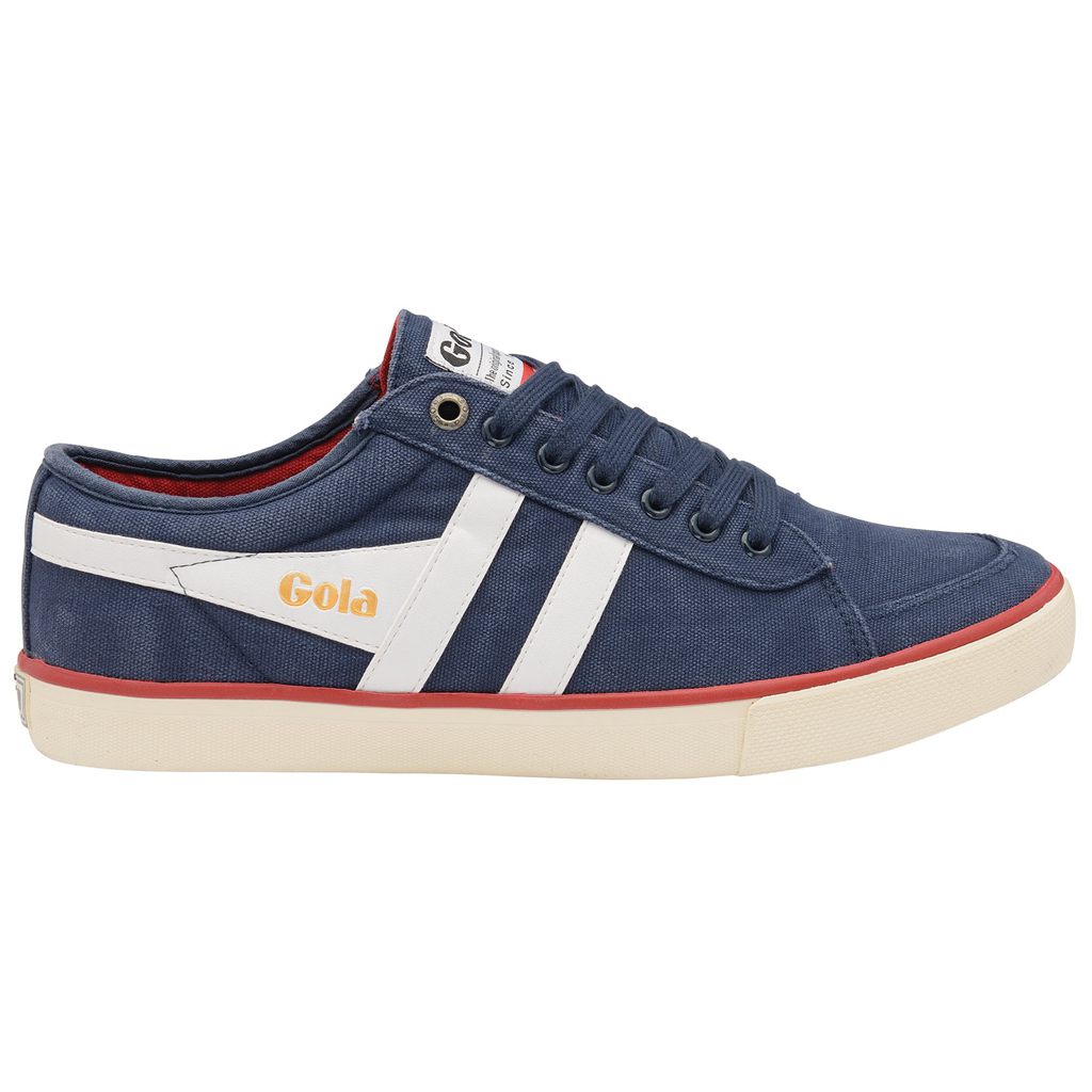 Gola Vegan Classics Comet Plimsoll Sneakers Azul Marino Blancas Colombia | 835ULCZPO