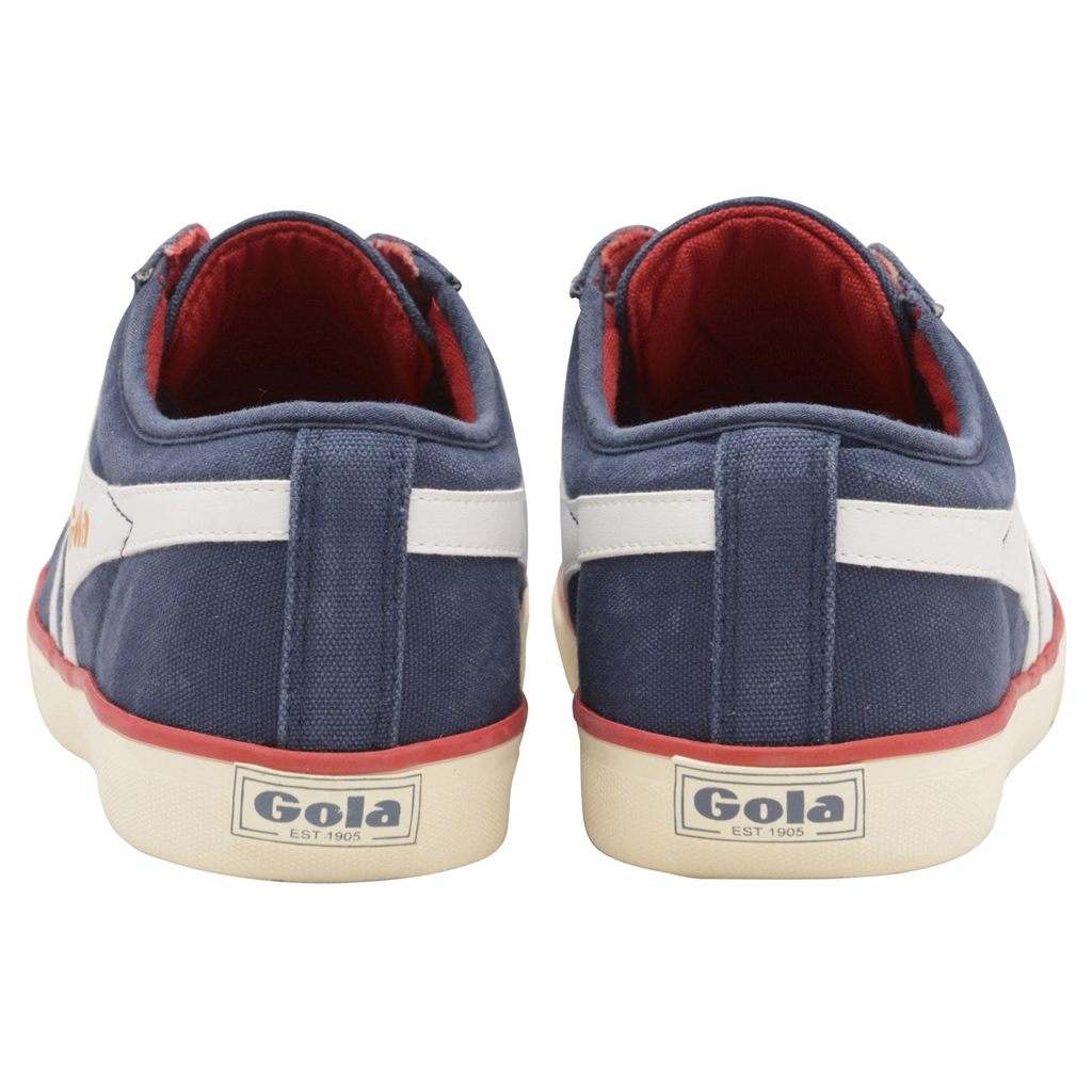 Gola Vegan Classics Comet Plimsoll Sneakers Azul Marino Blancas Colombia | 835ULCZPO