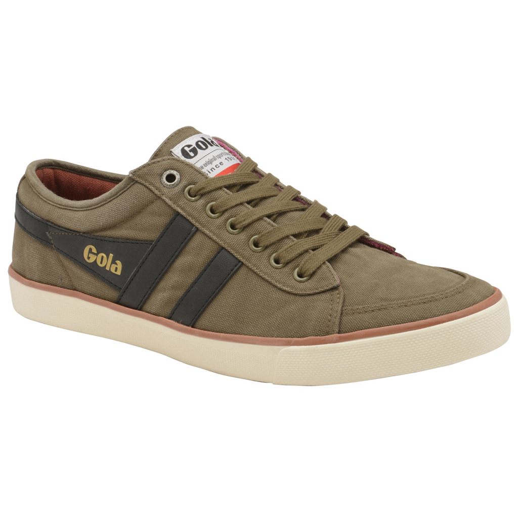 Gola Vegan Classics Comet Plimsoll Trainer Kaki Negras Colombia | 639FONMKT