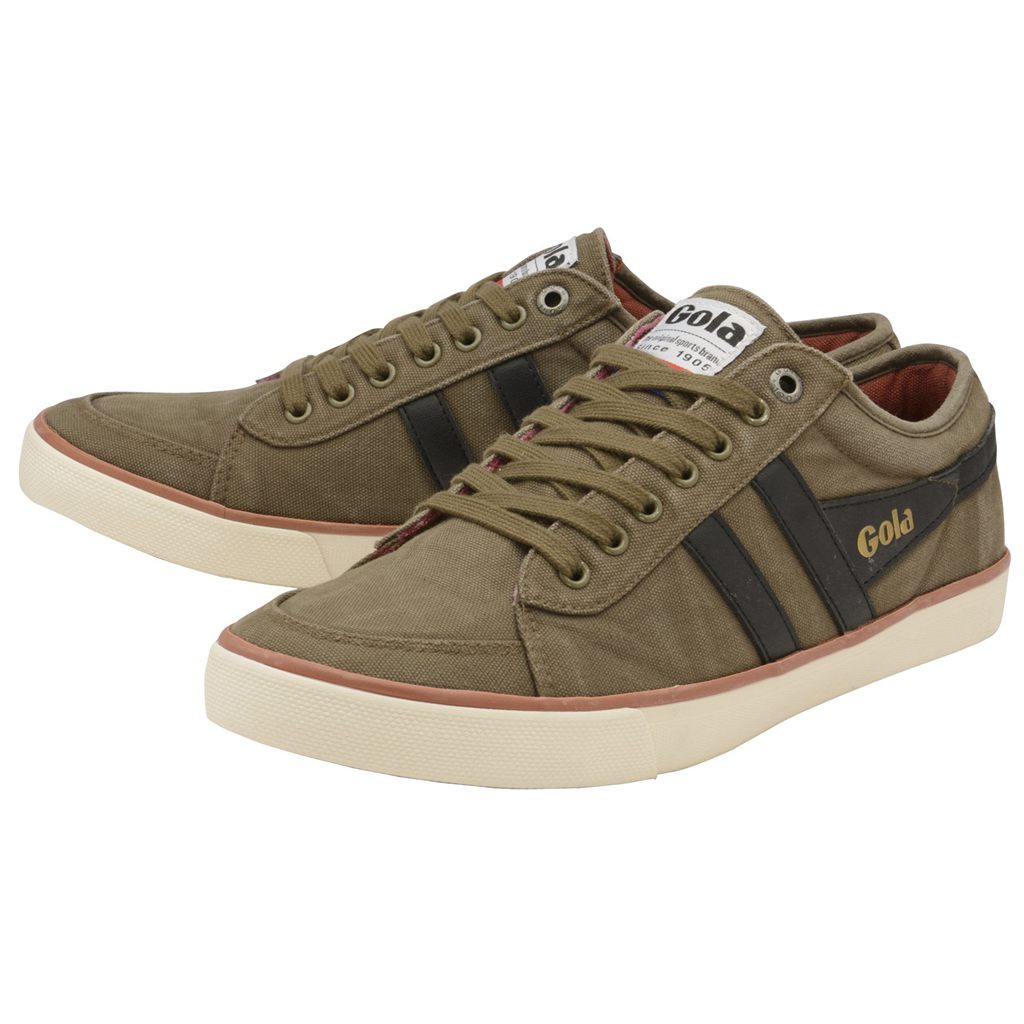 Gola Vegan Classics Comet Plimsoll Trainer Kaki Negras Colombia | 639FONMKT