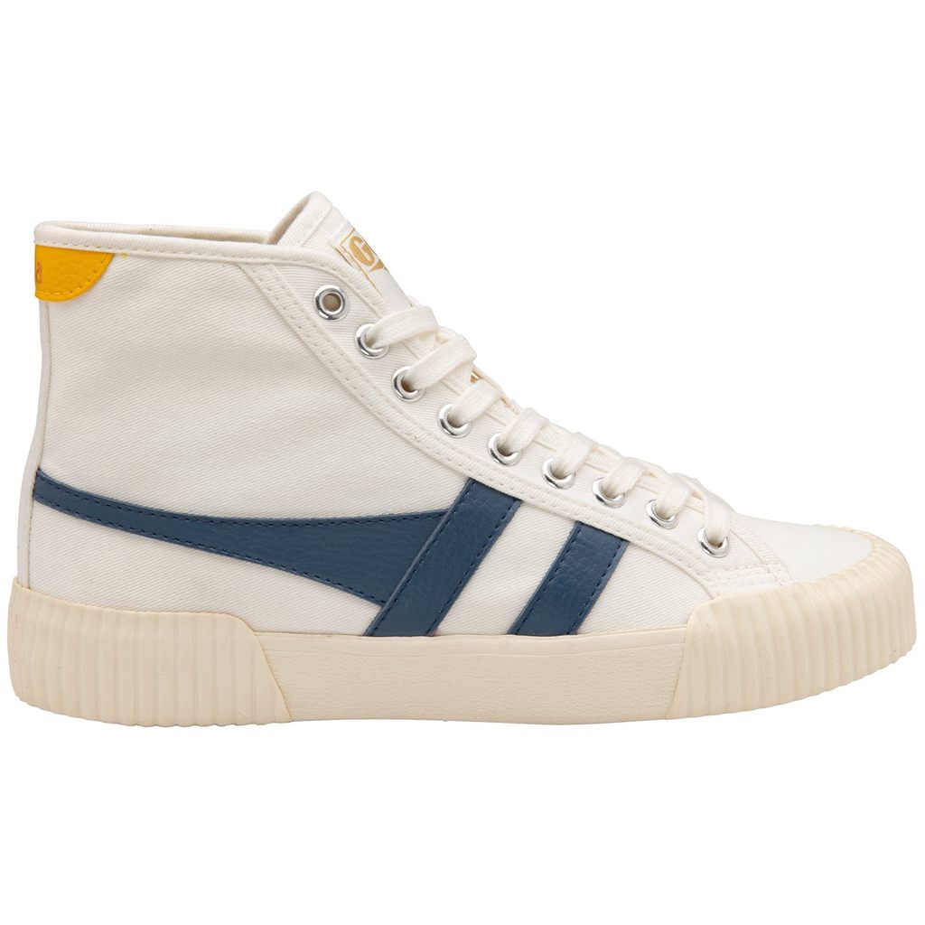 Gola Vegan Classics Rally High Plimsoll Sneakers Blancas Colombia | 735PBTNJH