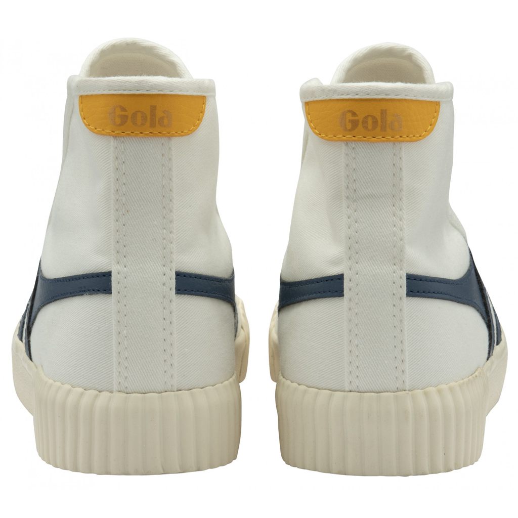 Gola Vegan Classics Rally High Plimsoll Sneakers Blancas Colombia | 735PBTNJH