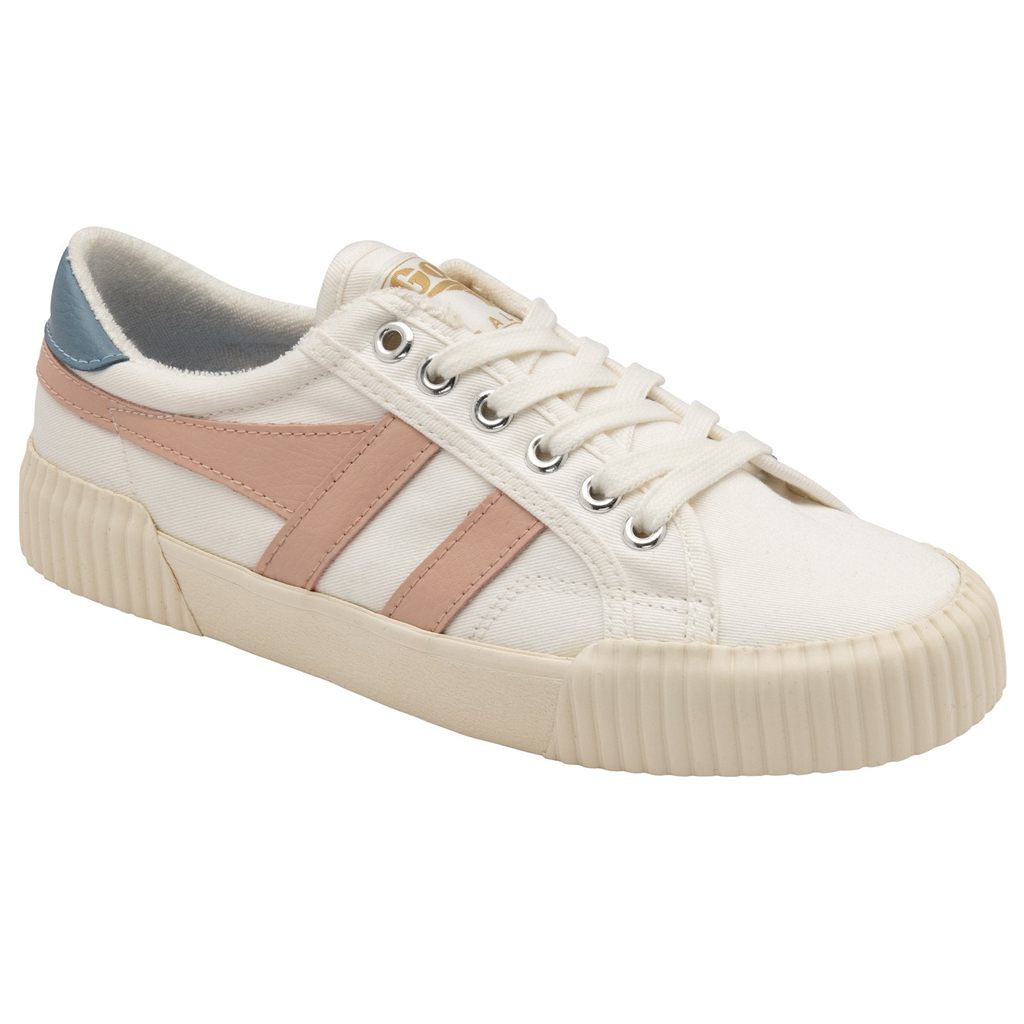 Gola Vegan Classics Rally Plimsoll Sneakers Blancas Rosas Colombia | 187JZPRLY