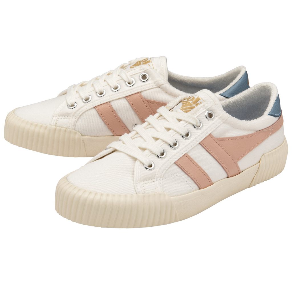 Gola Vegan Classics Rally Plimsoll Sneakers Blancas Rosas Colombia | 187JZPRLY