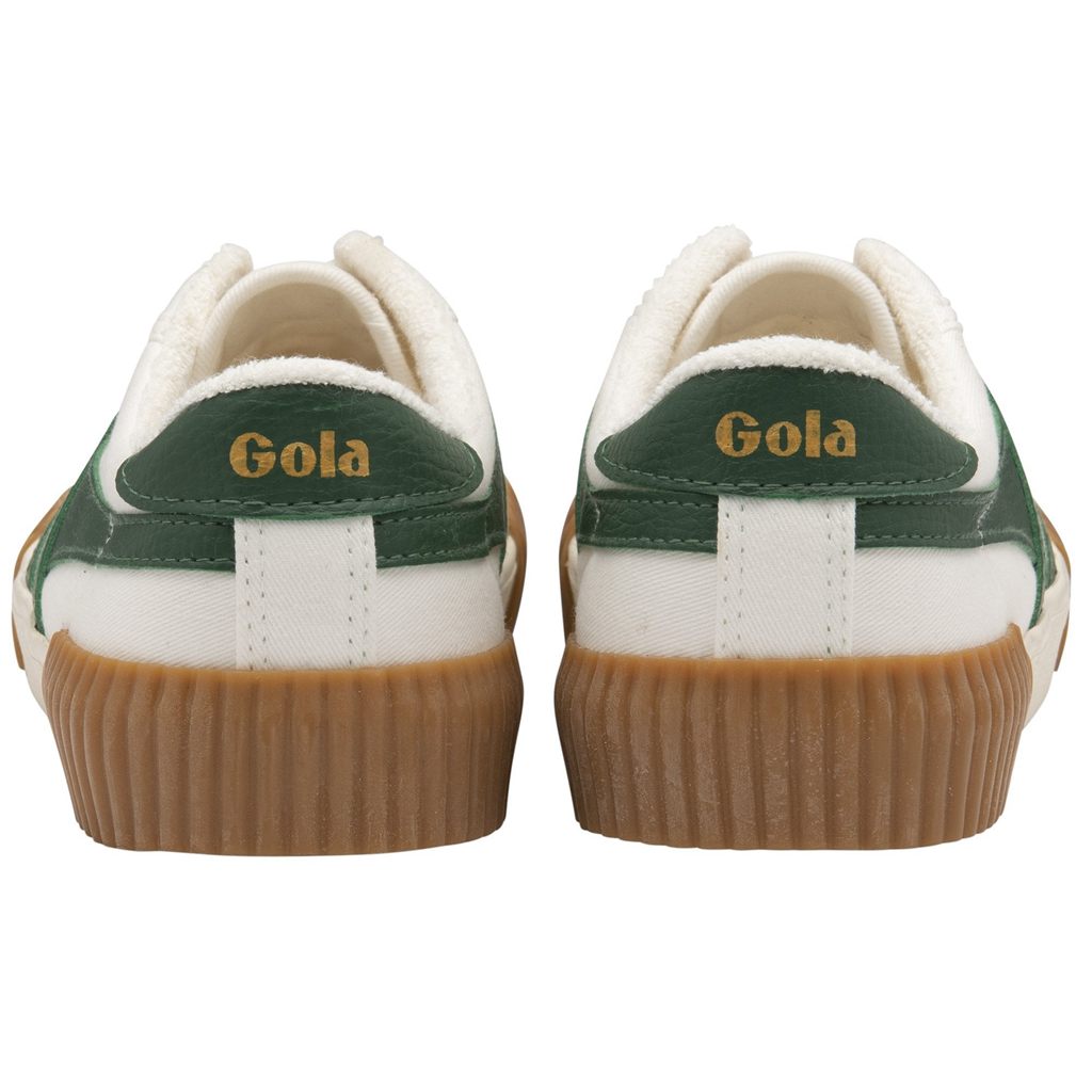 Gola Vegan Classics Rally Plimsoll Sneakers Blancas Verde Colombia | 792IVGEHY