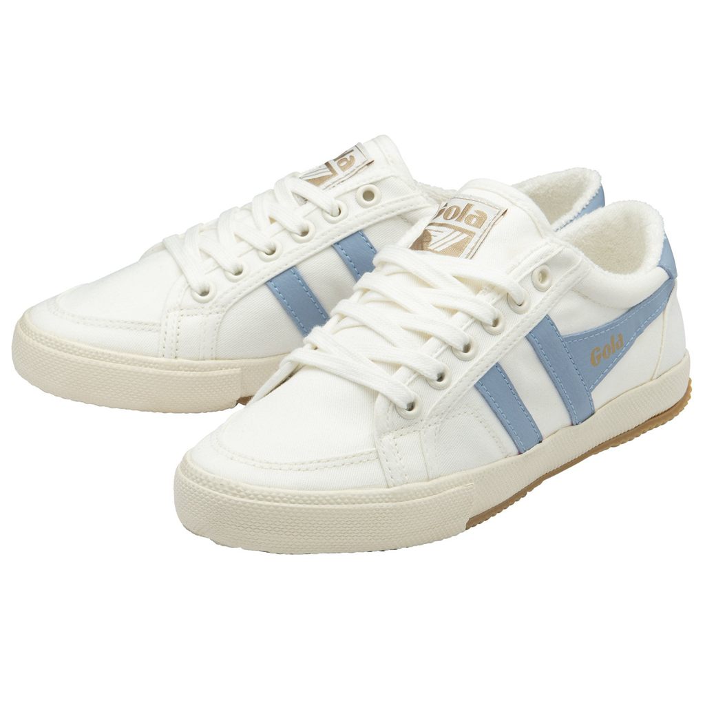 Gola Vegan Classics Stratus Plimsoll Sneakers Blancas Colombia | 036ARIWQD