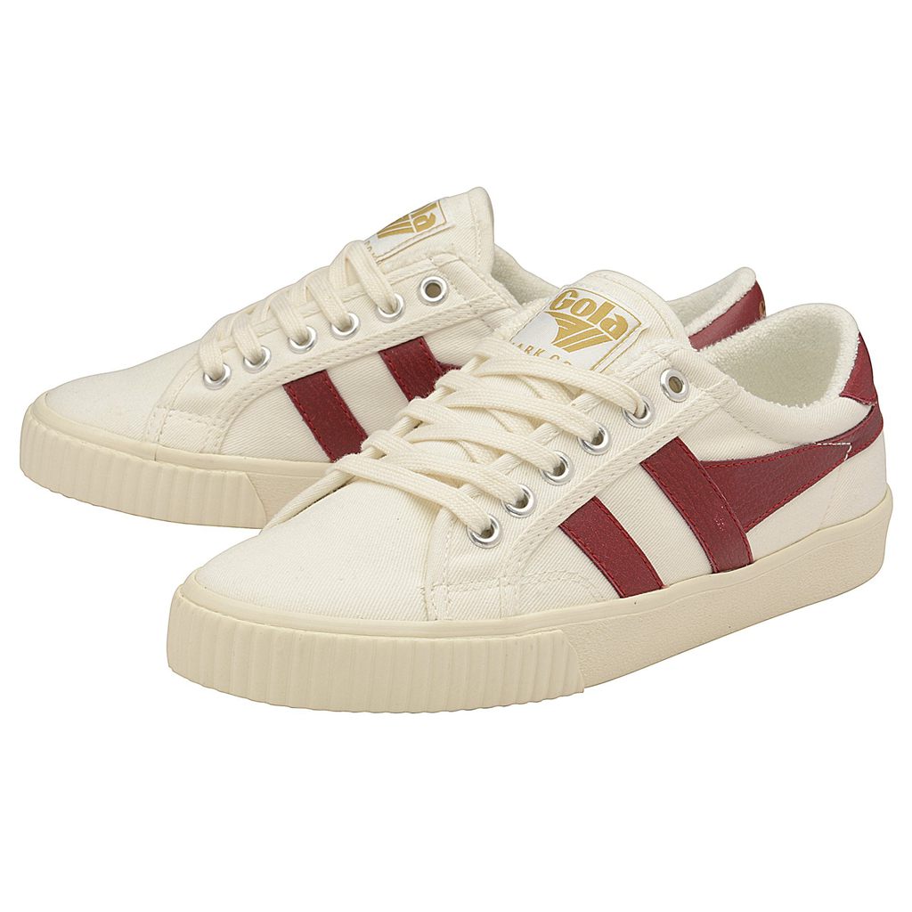 Gola Vegan Classics Tennis Mark Cox Sneakers Blancas Rojas Oscuro Colombia | 894PNOTXR