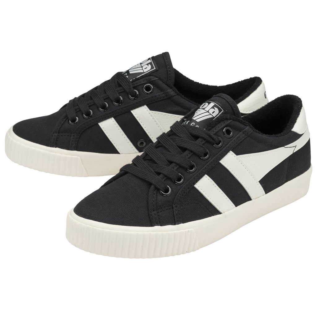 Gola Vegan Classics Tennis Mark Cox Sneakers Negras Blancas Colombia | 975YDUTQC