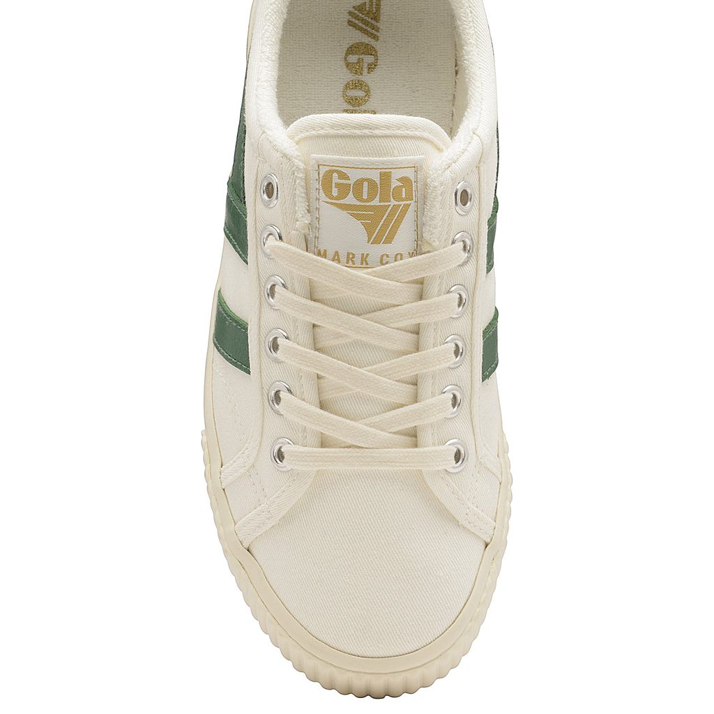Gola Vegan Classics Tennis Mark Cox Sneakers Blancas Verde Oscuro Colombia | 793ADVESU