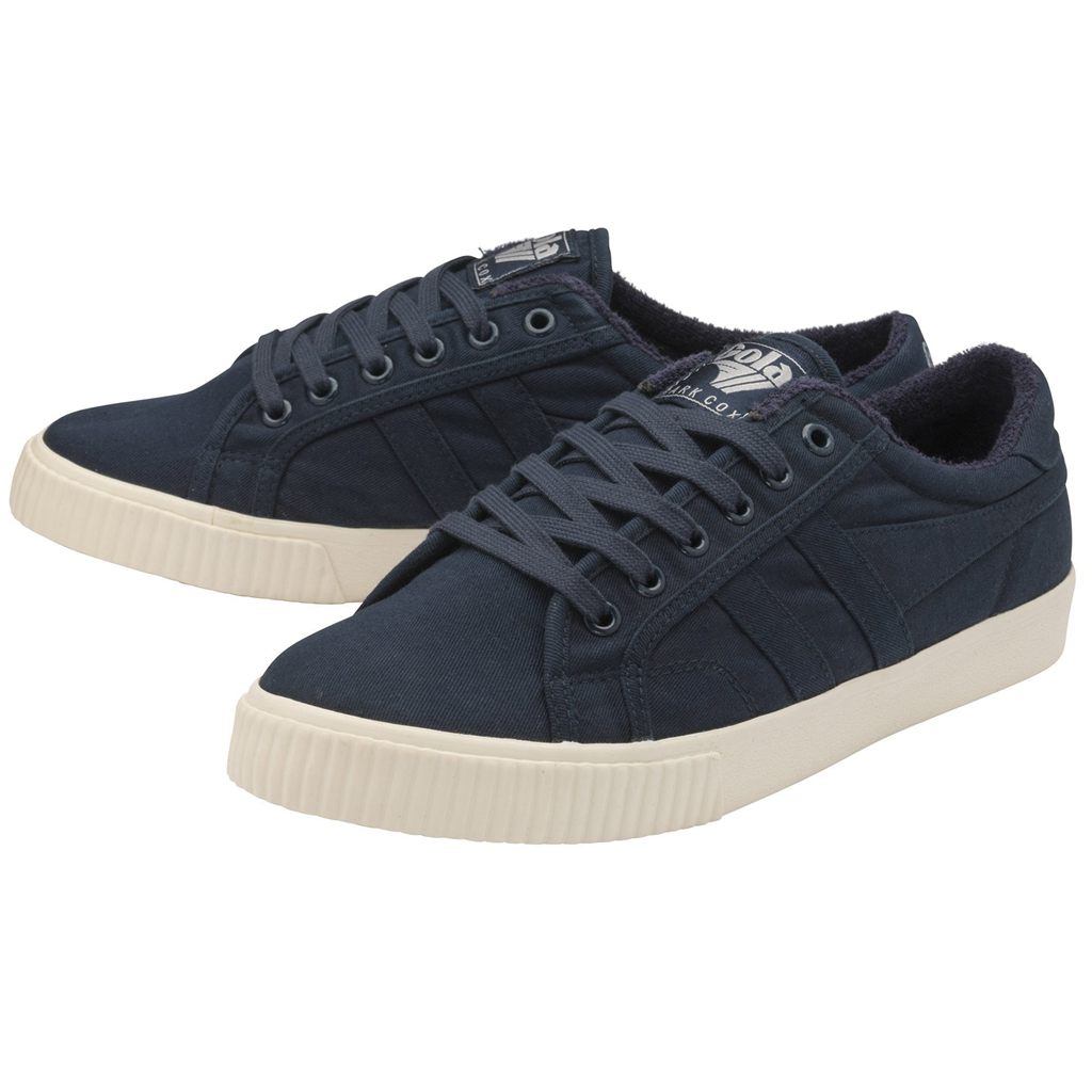 Gola Vegan Classics Tennis Mark Cox Wash Sneakers Azul Marino Azul Marino Colombia | 403NMTUVE