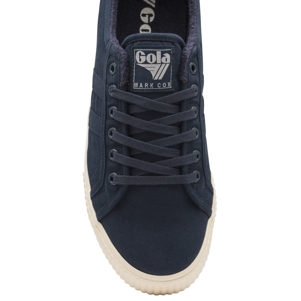 Gola Vegan Classics Tennis Mark Cox Wash Sneakers Azul Marino Azul Marino Colombia | 403NMTUVE